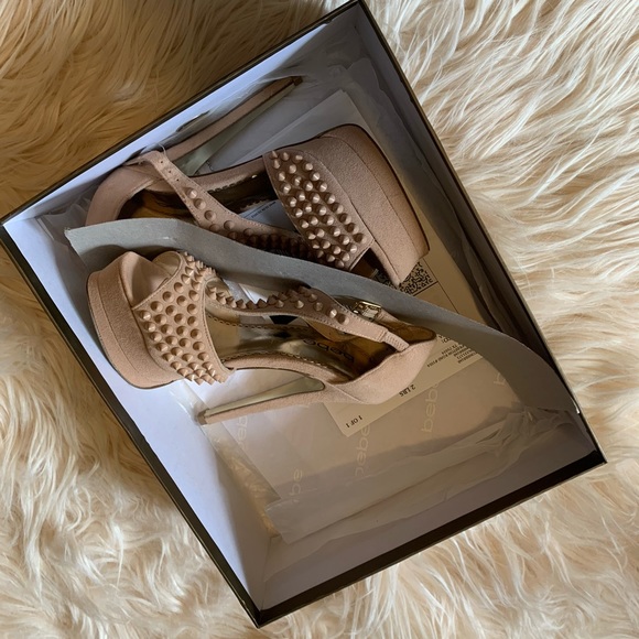 BEBE Dalia Spike Studded Sandal - Picture 4 of 7